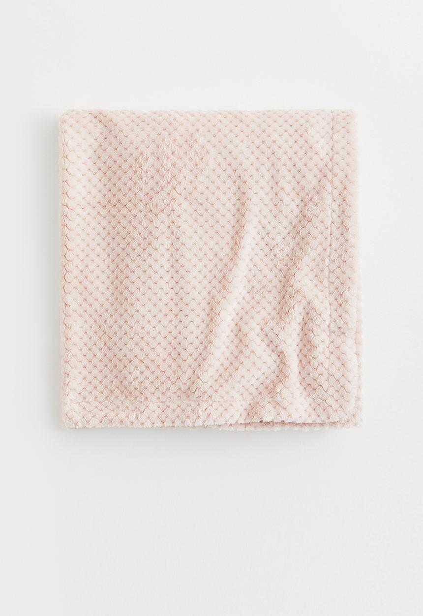 H&M - Fleece blanket - light pink