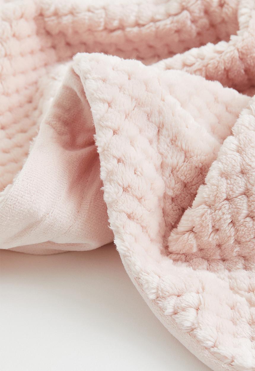 H&M - Fleece blanket - light pink