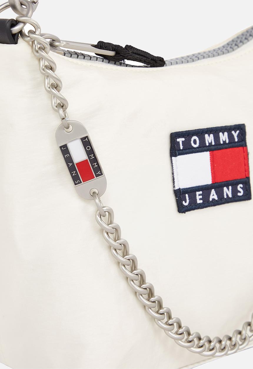Tommy Hilfiger - Tjw heritage shoulder bag - ancient white mix
