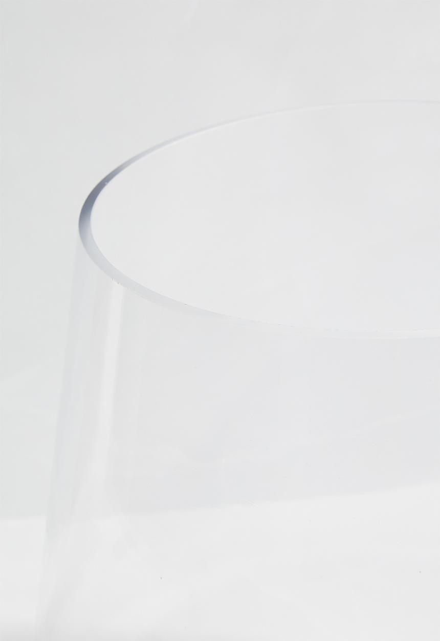 Silk By Design - Bulb glass vase - clear