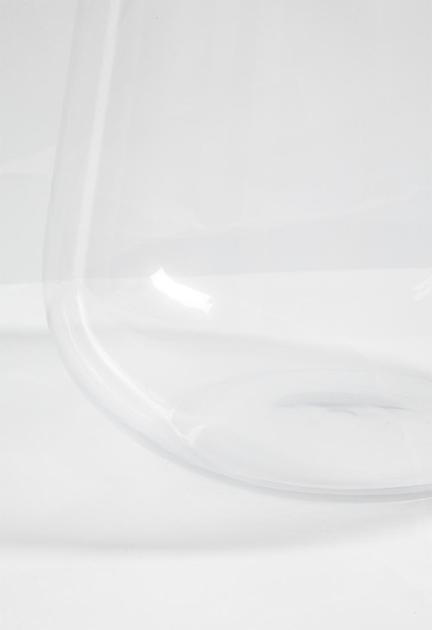Silk By Design - Bulb glass vase - clear