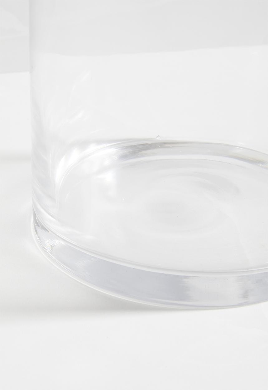 Silk By Design - Cylinder glass vase tall - clear