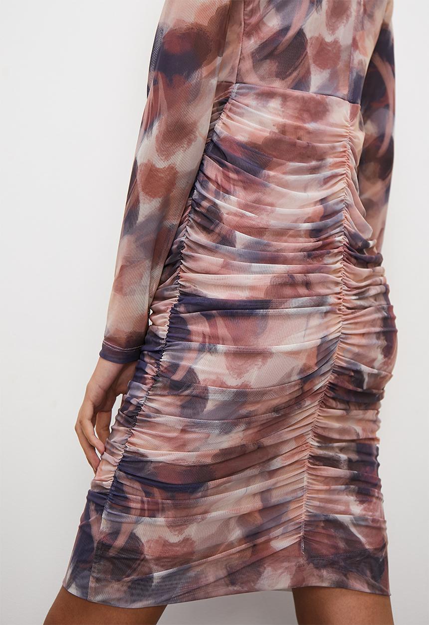 Superbalist - Corset detail ruched mini dress - soft focus