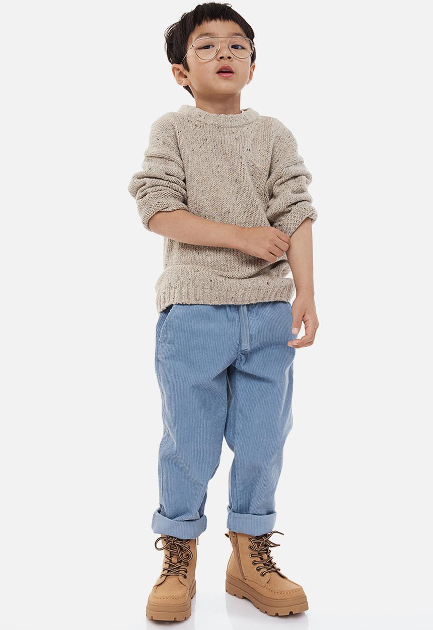 H&M - Relaxed fit pull-on trousers - blue