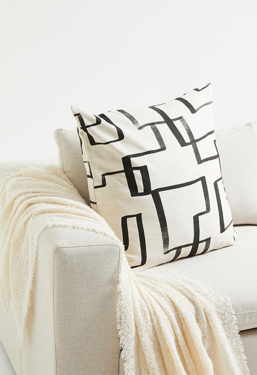 Sixth Floor - Kira cushion cover - black