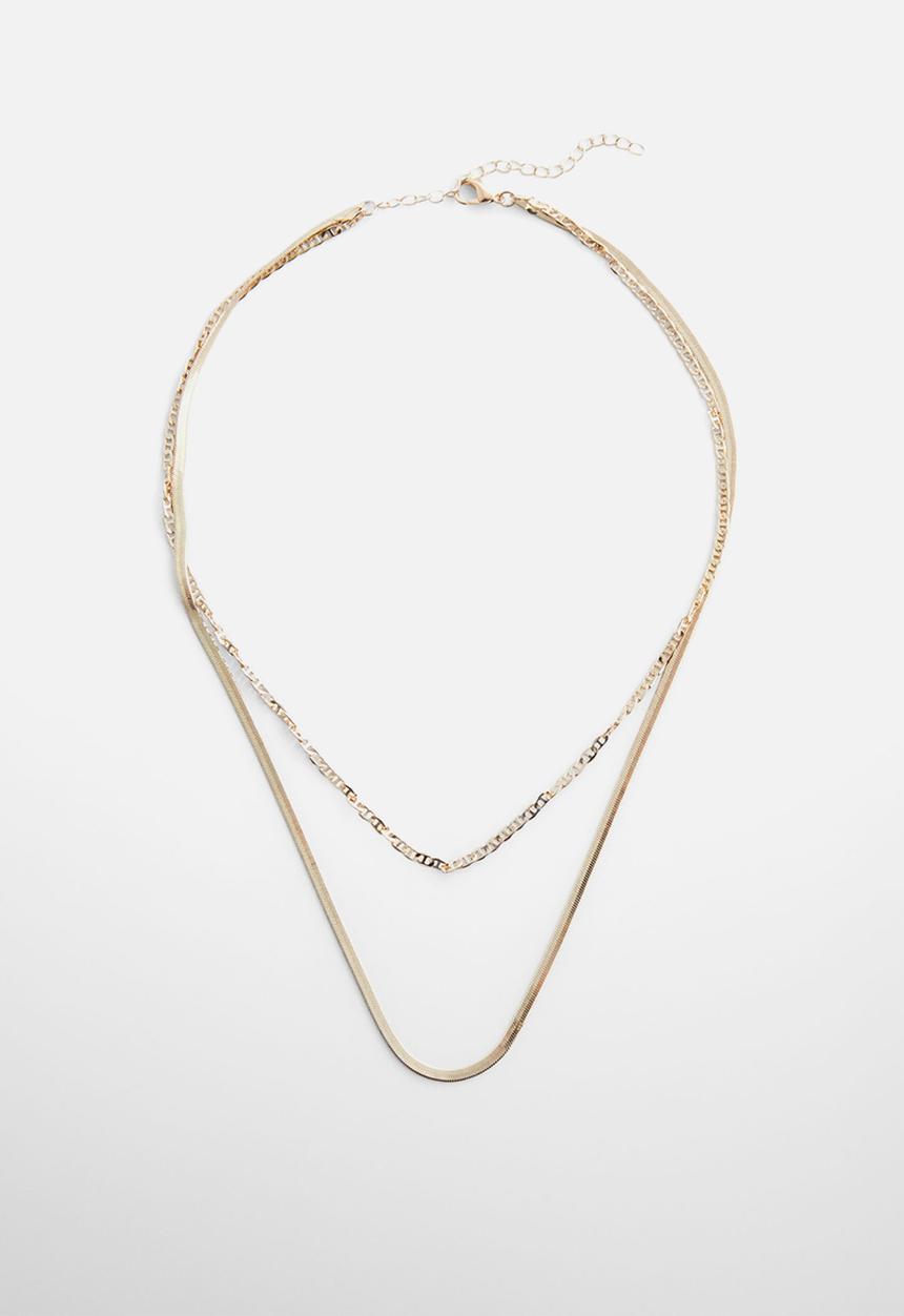 MANGO - Necklace tatiana - gold