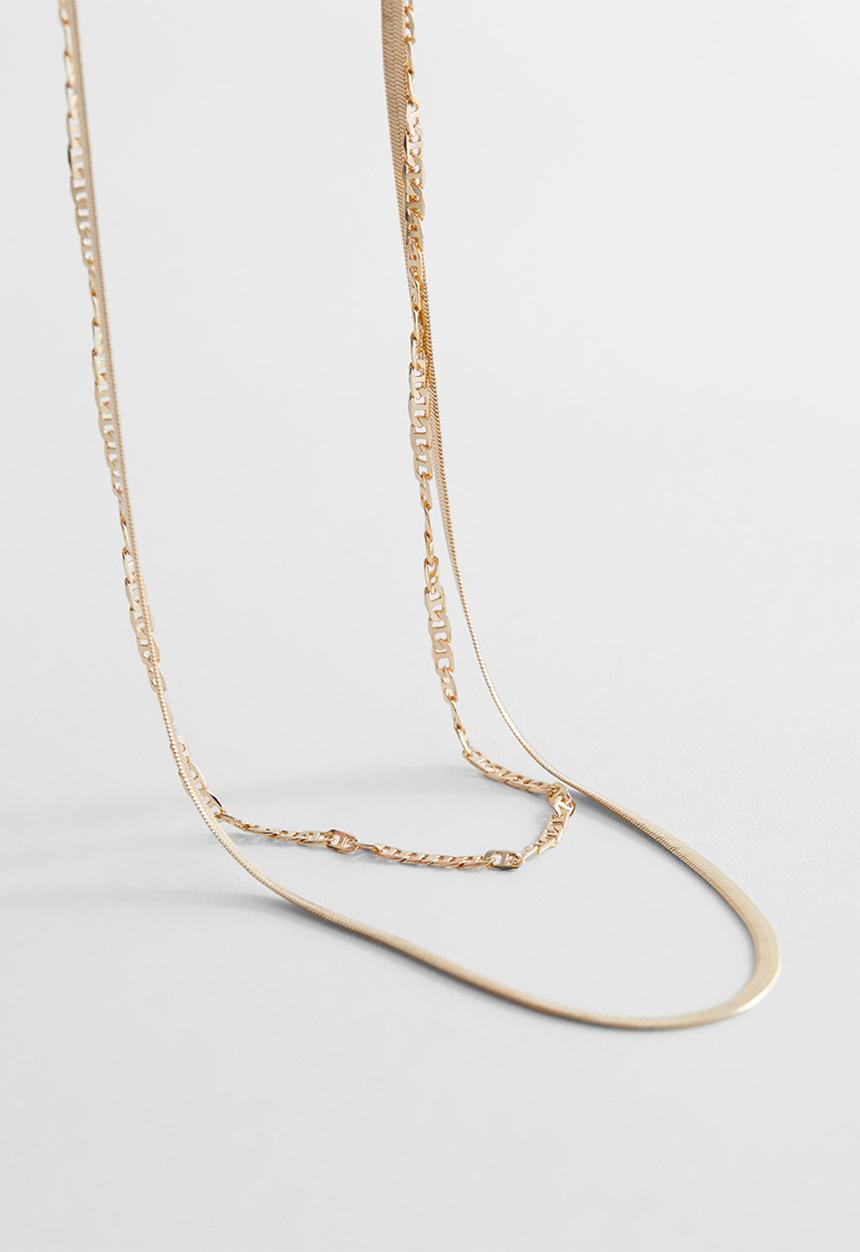 MANGO - Necklace tatiana - gold