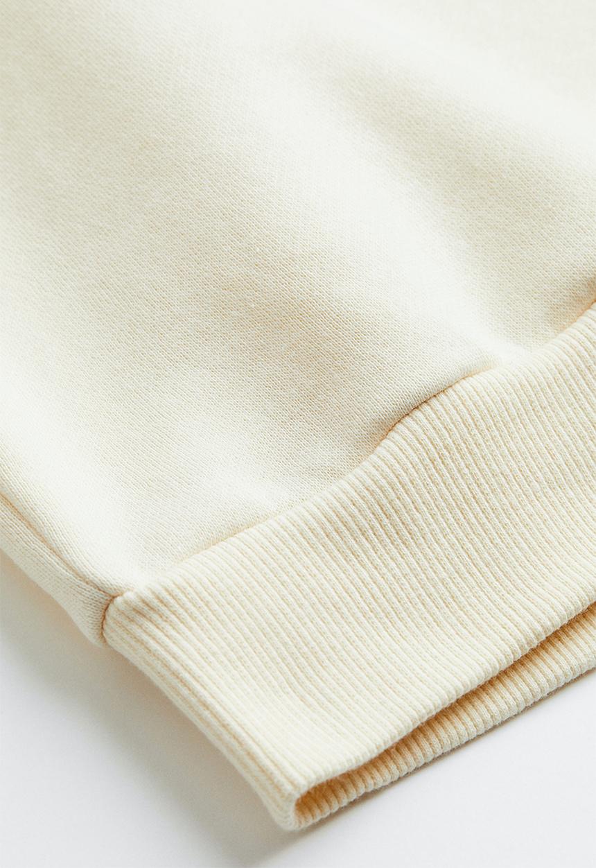 H&M - Oversized sweatshirt - natural white/block-coloured