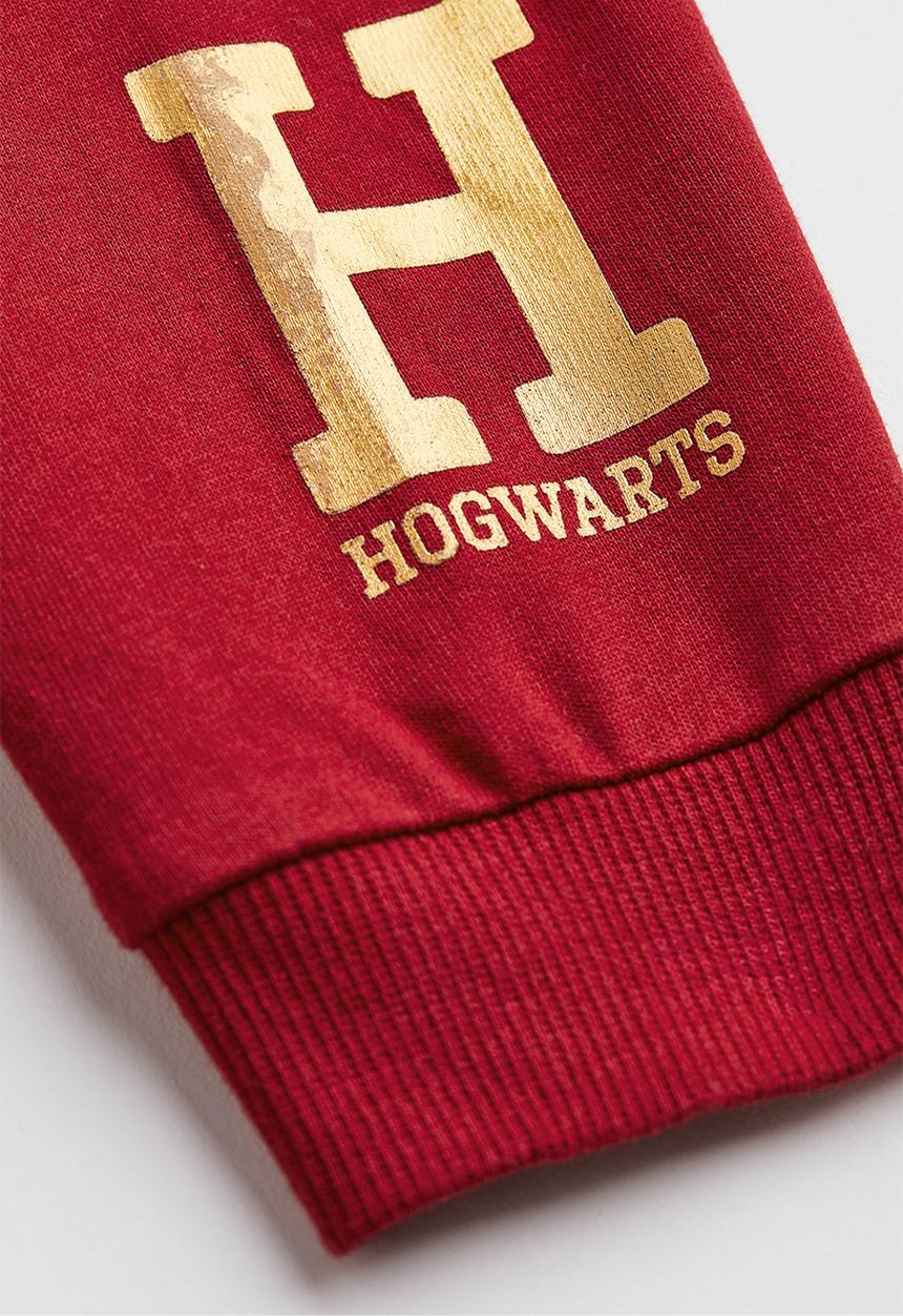 H&M - 2-Piece sweatshirt set - dark red/harry potter