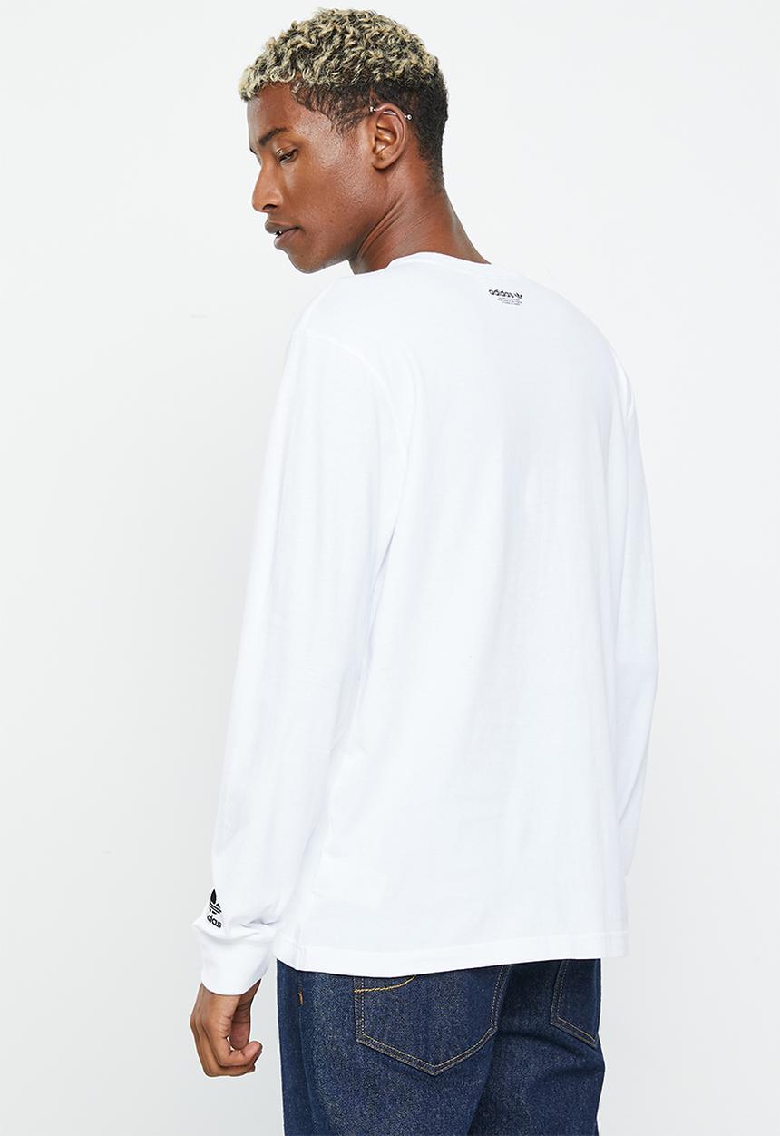 adidas Originals - New age long sleeve tee m - white
