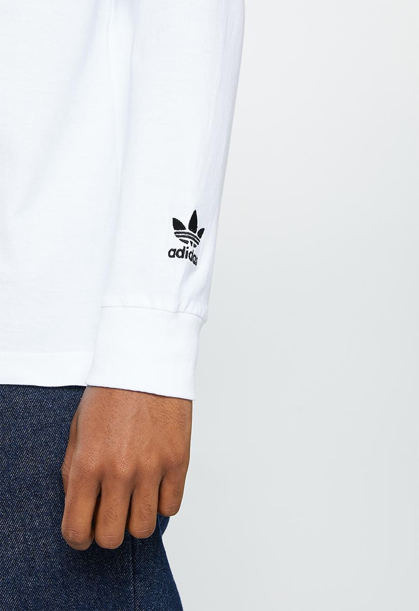 adidas Originals - New age long sleeve tee m - white