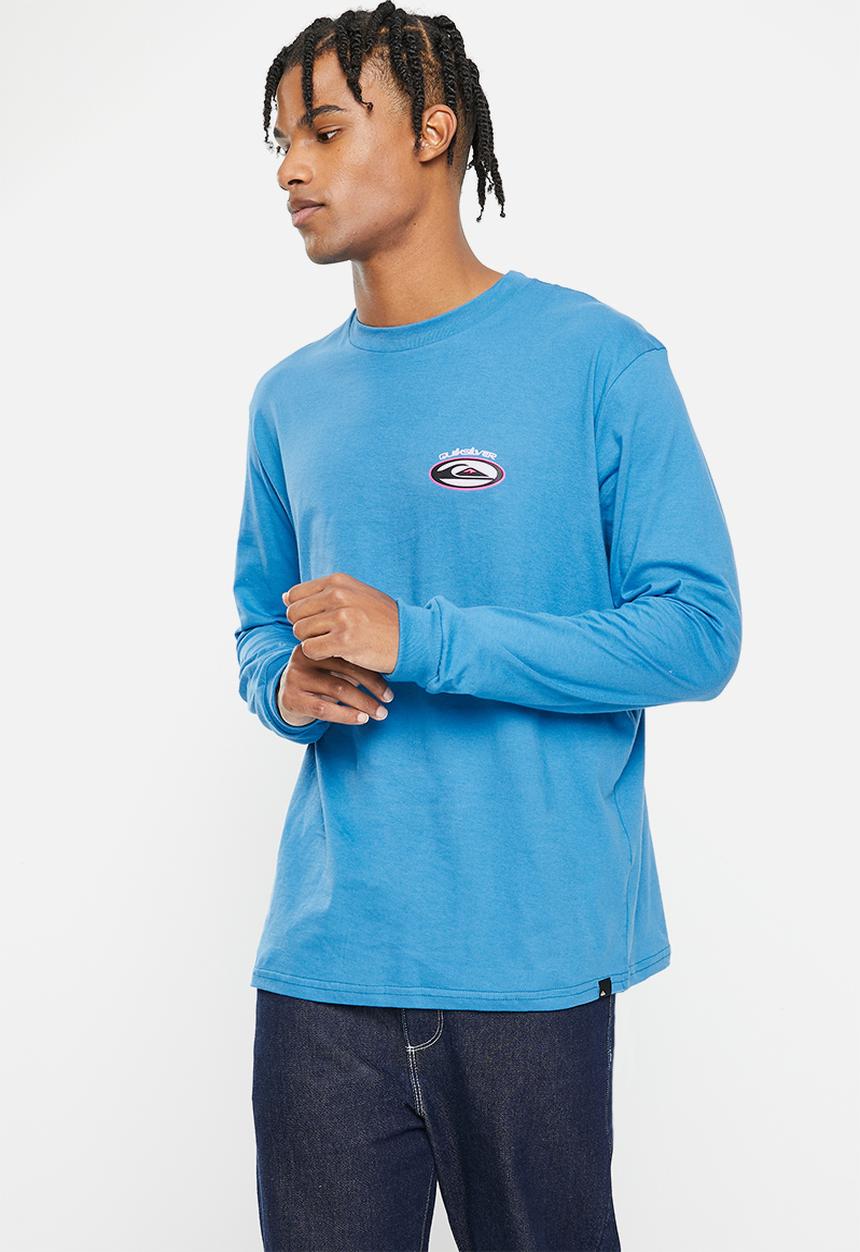 Quiksilver - Heritage oval long sleeve - snorkel blue