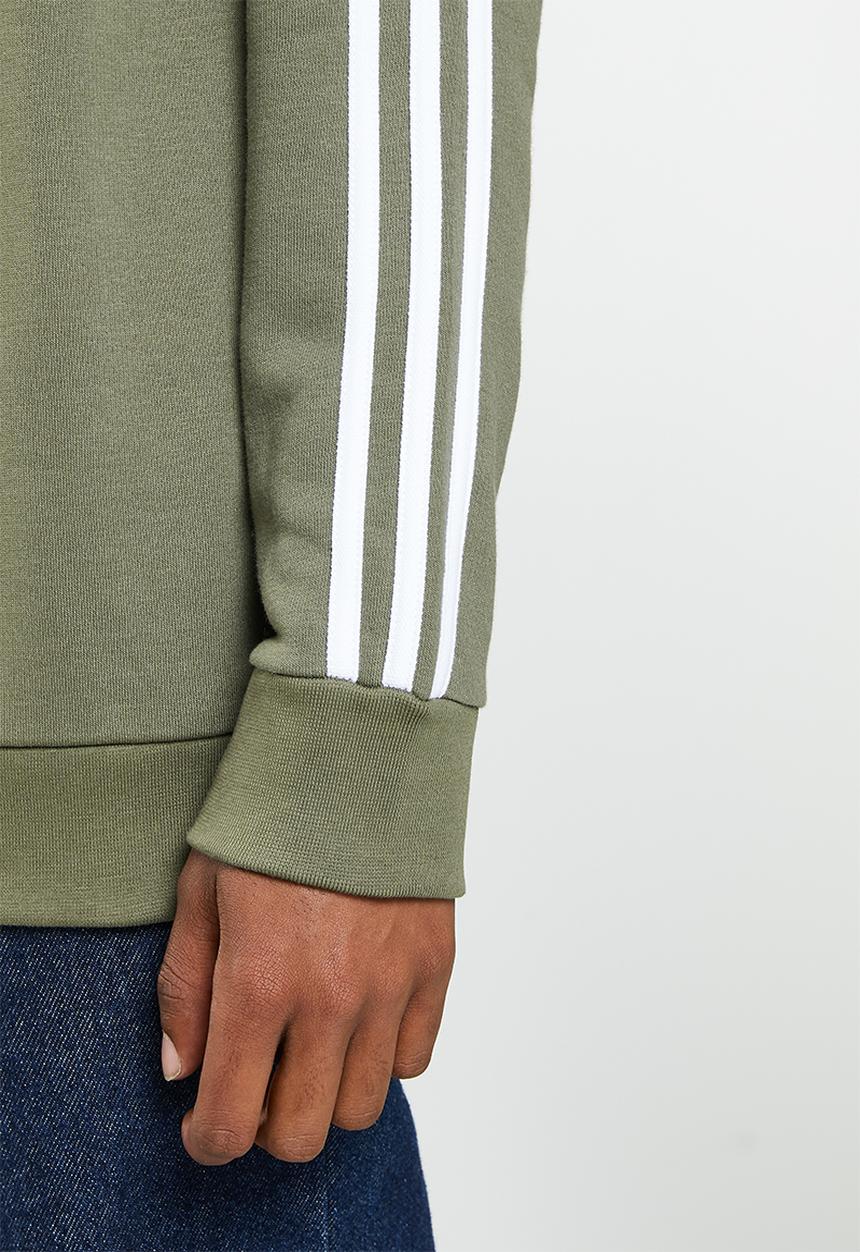 adidas Originals - 3-Stripes crew - olive strata