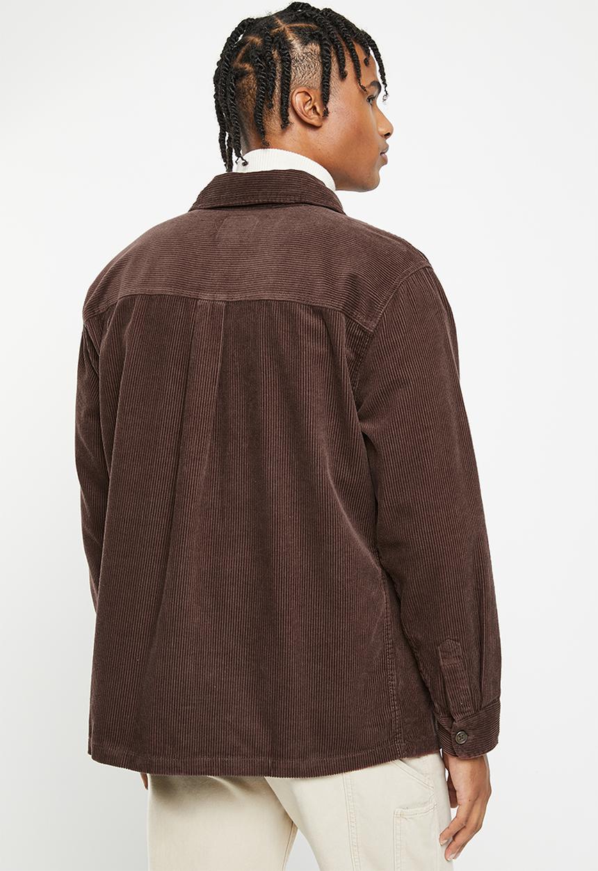 Cotton On - Heavy overshirt - coco brown cord