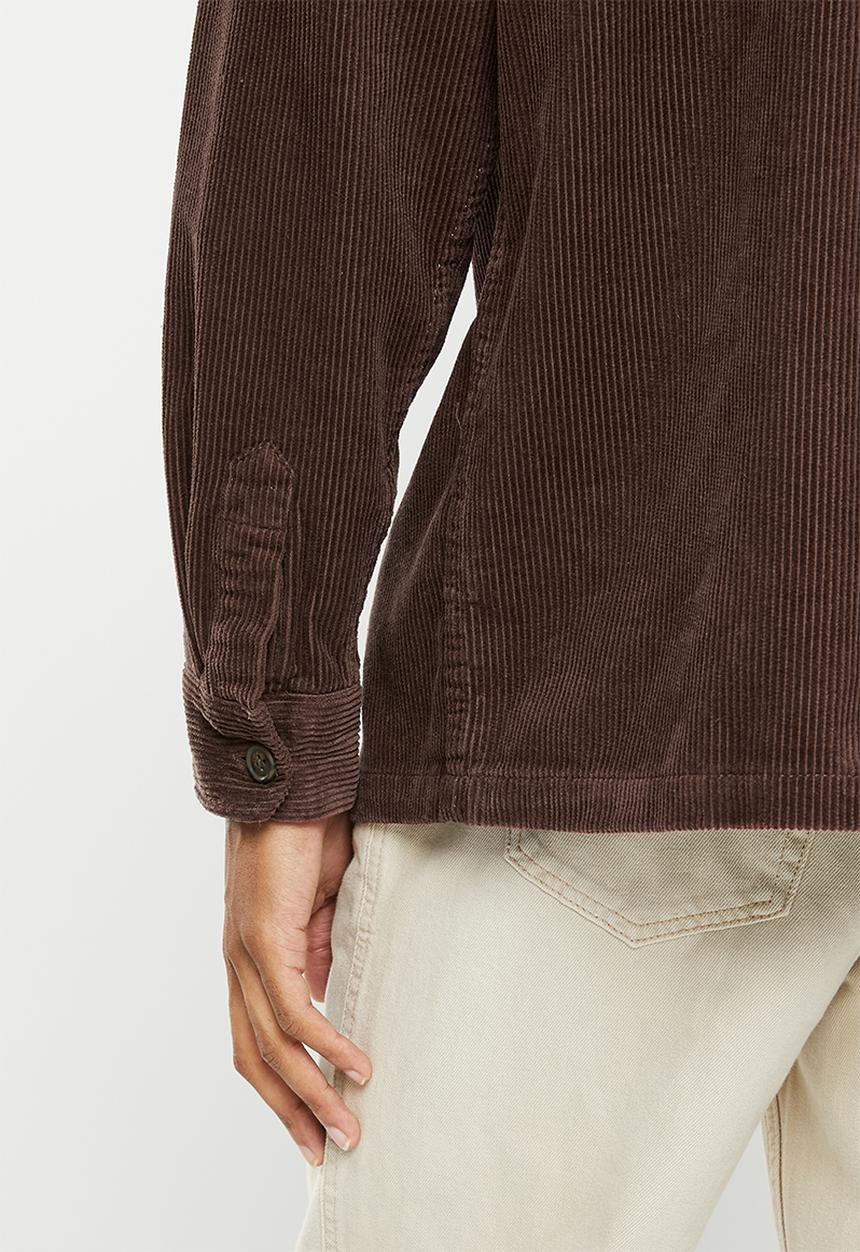 Cotton On - Heavy overshirt - coco brown cord