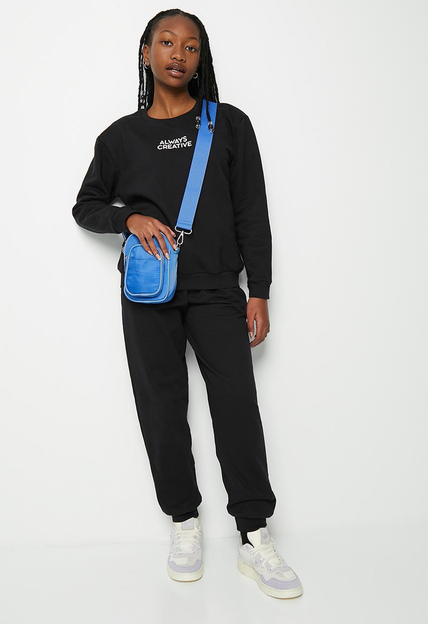 Superbalist - Girls tracksuit set - black