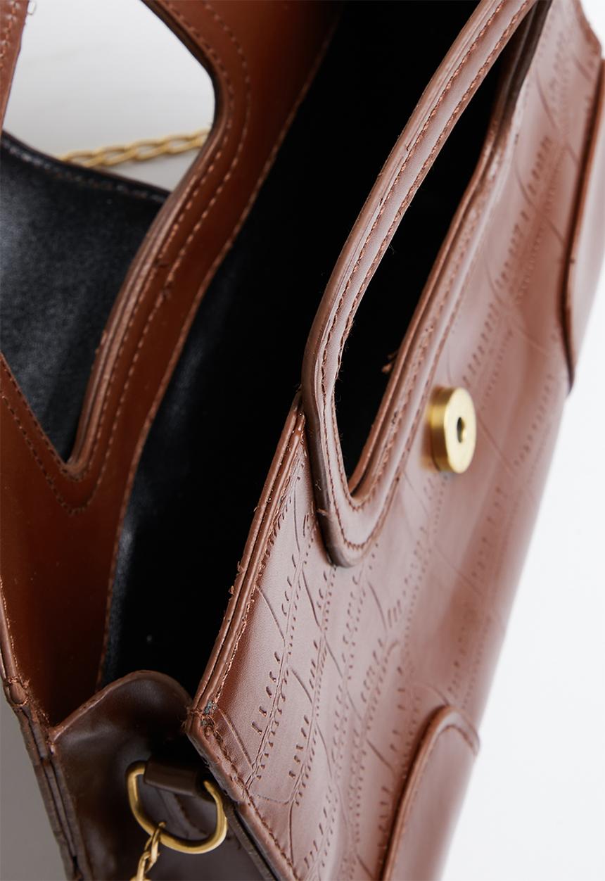 edit - Brylee top handle bag - brown