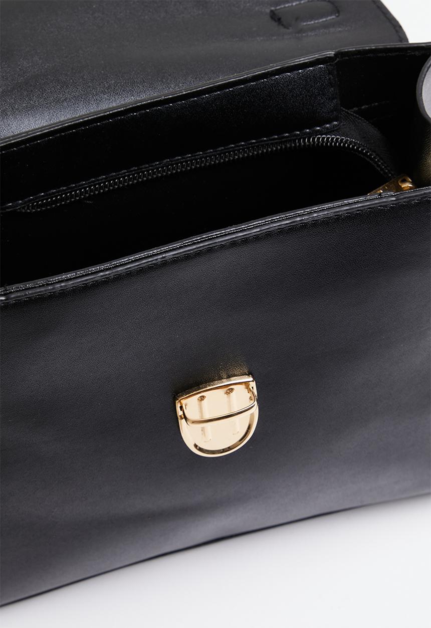 edit - Colette top handle bag - black
