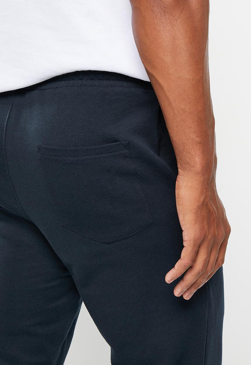 POLO - Mens crest logo jogger - navy