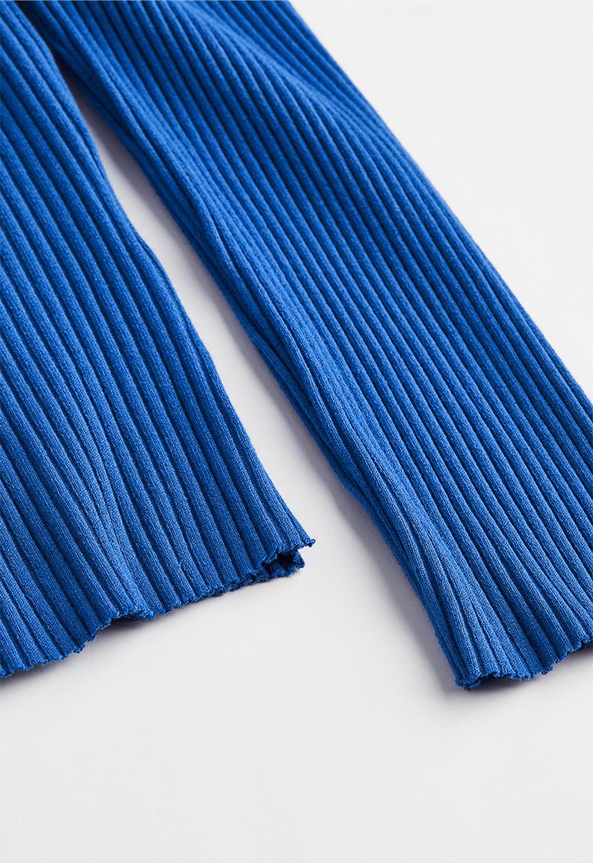 H&M - Ribbed top - blue