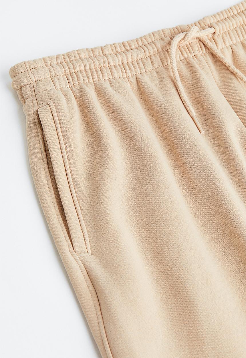 H&M - High-waisted joggers - beige