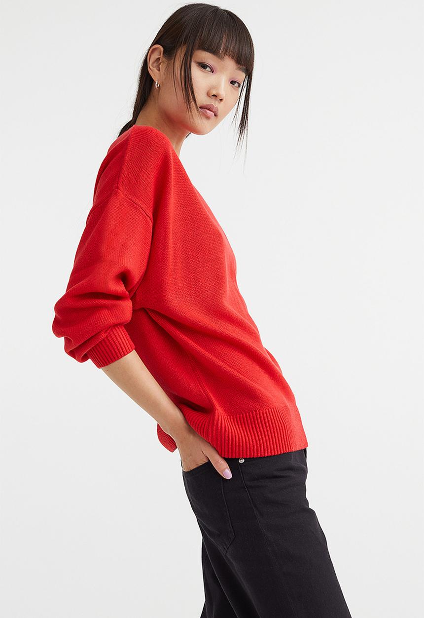 H&M - Jumper - red