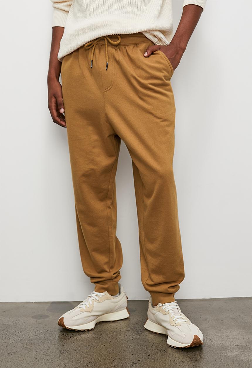 STYLE REPUBLIC - 1 up loose fit elasticated sweat pant - taupe