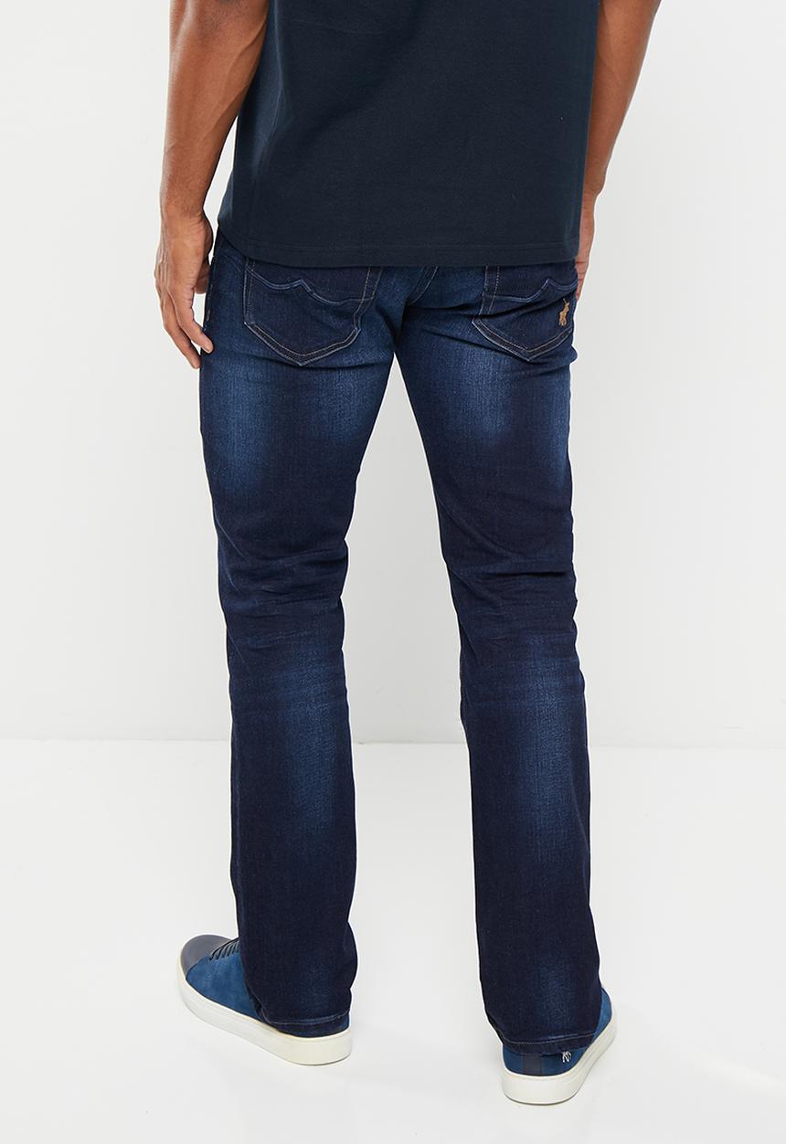 POLO - Men pjc straight leg denim - dark wash