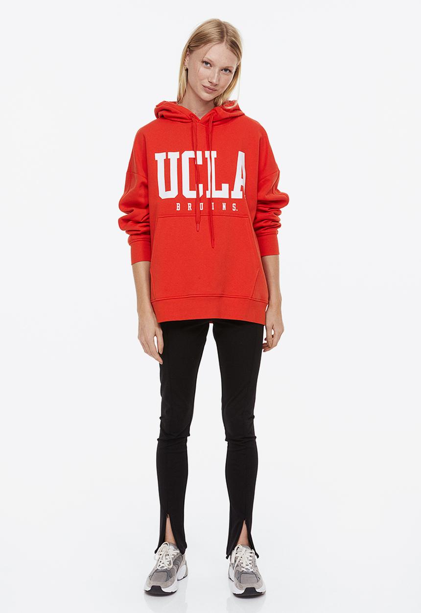 H&M - Oversized hoodie - orange/ucla bruins