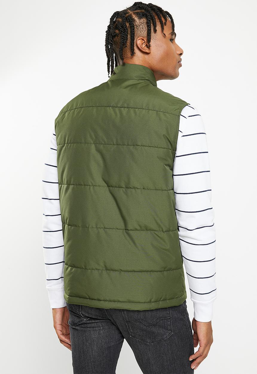 Only & Sons - Onsjake quilted vest otw - olive