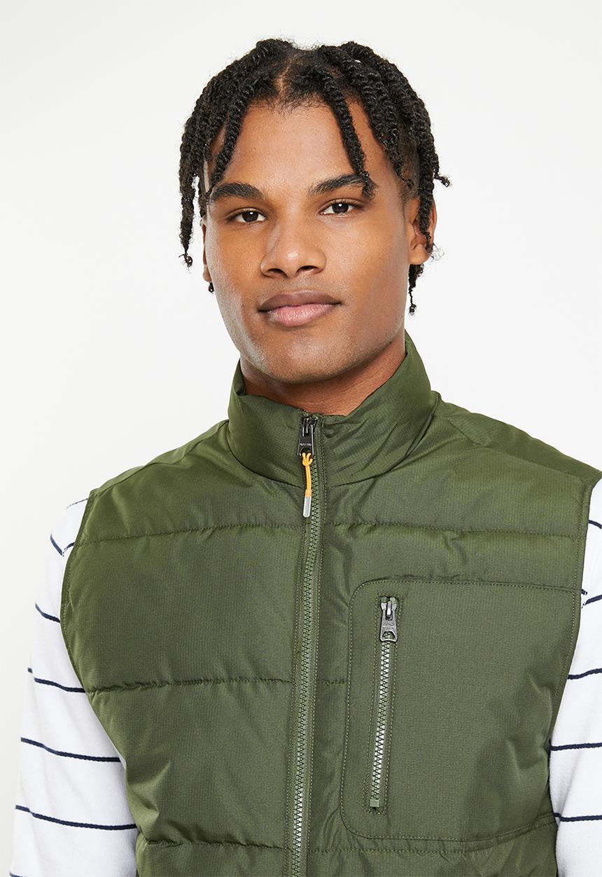 Only & Sons - Onsjake quilted vest otw - olive