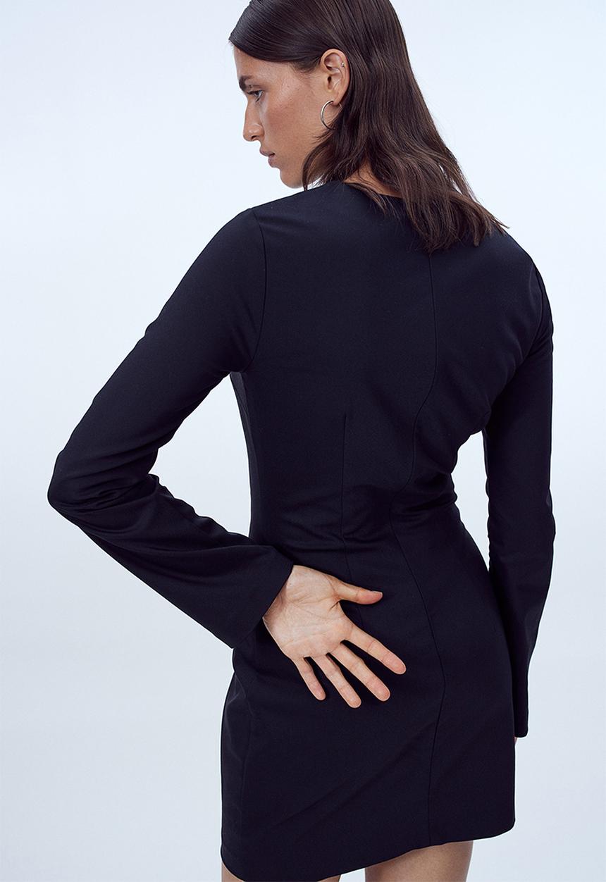 H&M - Fitted dress - black