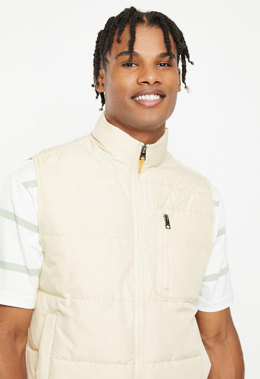 Only & Sons - Onsjake quilted vest otw - ecru