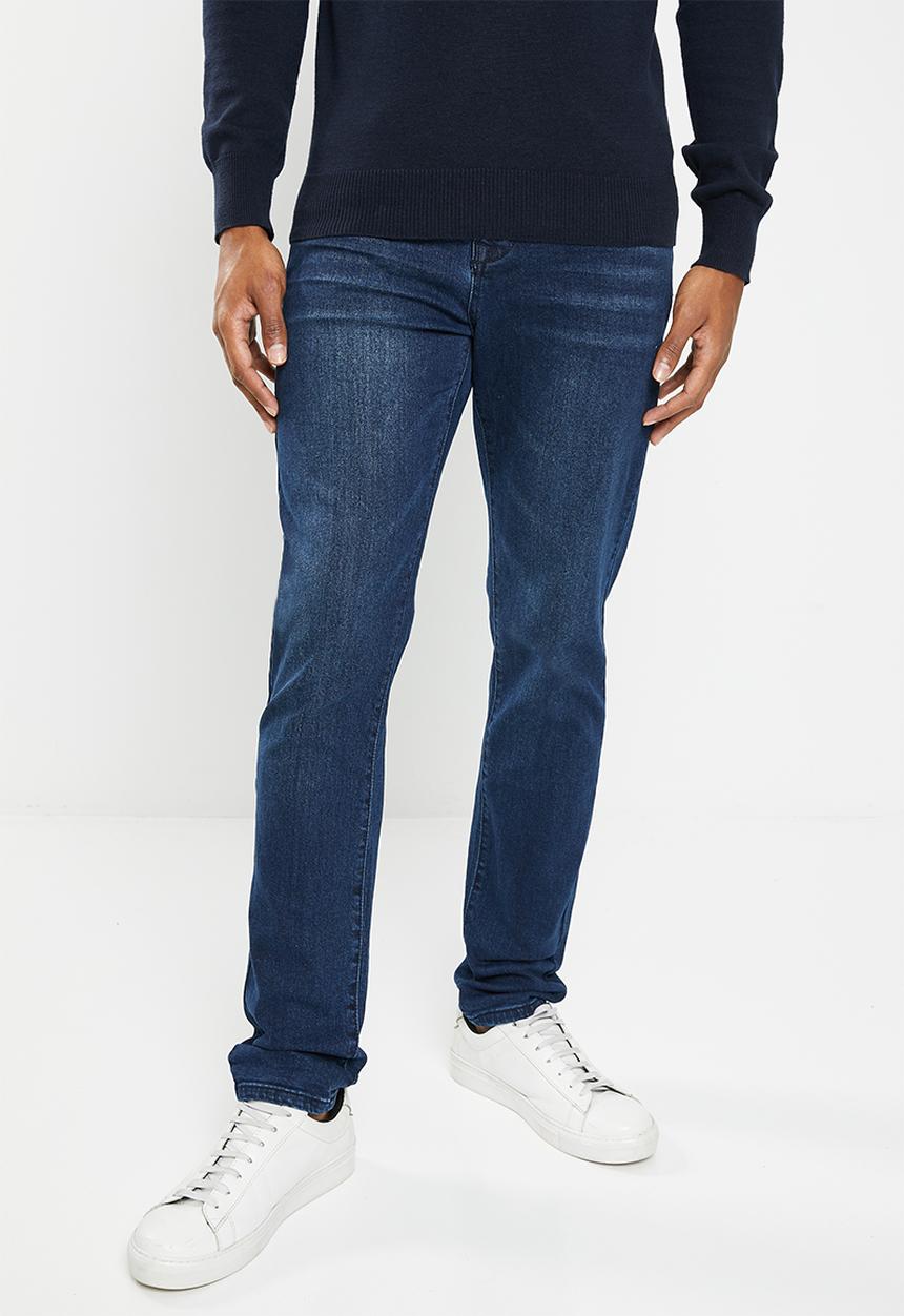 Vertigo - Mens vertigo slim leg jean - denim rinse