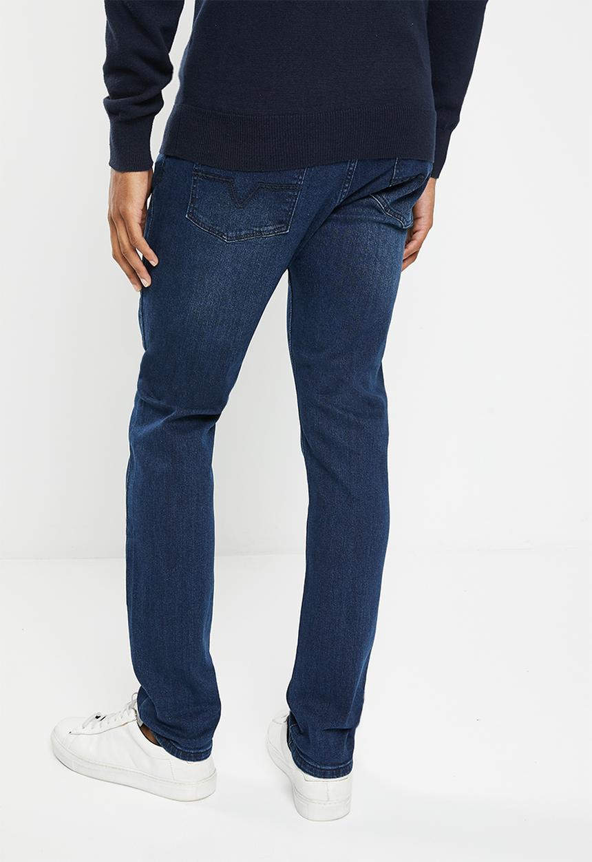 Vertigo - Mens vertigo slim leg jean - denim rinse