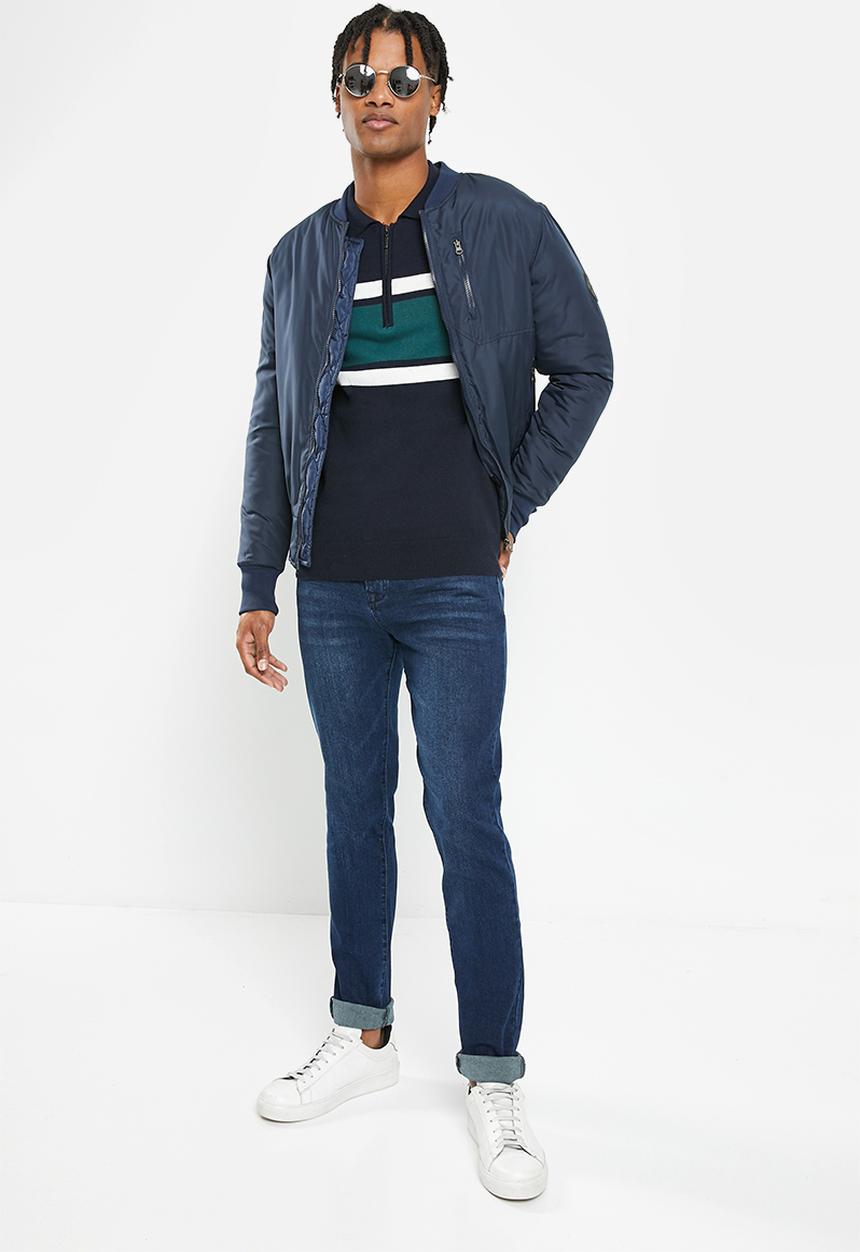 Vertigo - Mens vertigo slim leg jean - denim rinse
