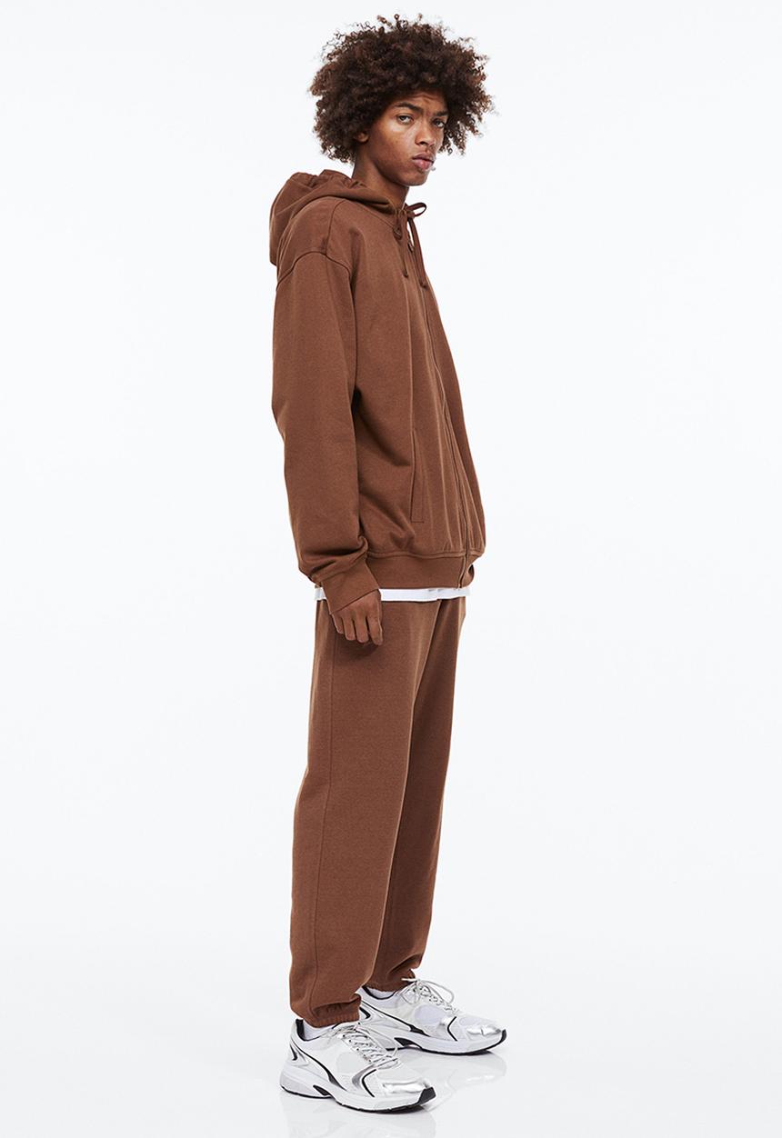 H&M - Relaxed fit sweatpants - brown
