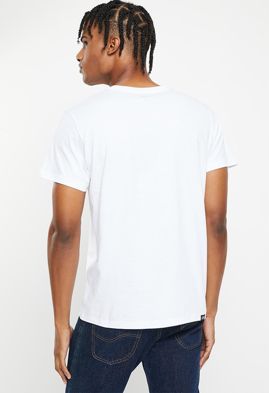 Lee  - Big spuff print T - white