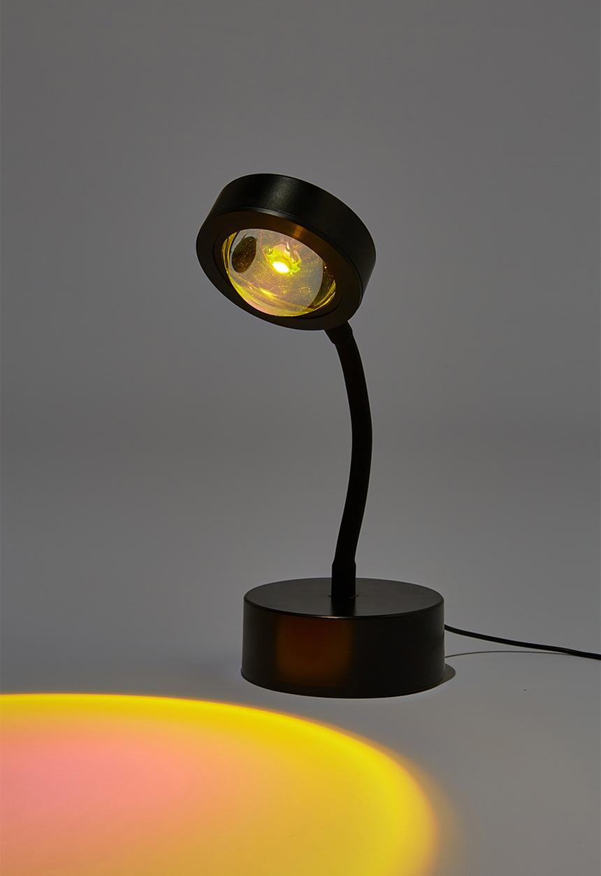 Typo - Sunset lamp - sunset/black
