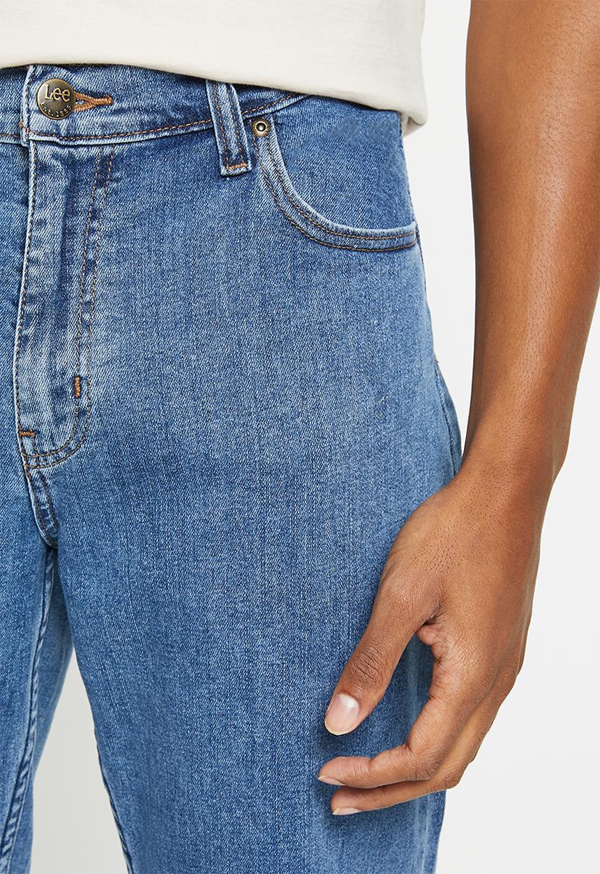 Lee  - West medium blue stretch - medium blue stretch