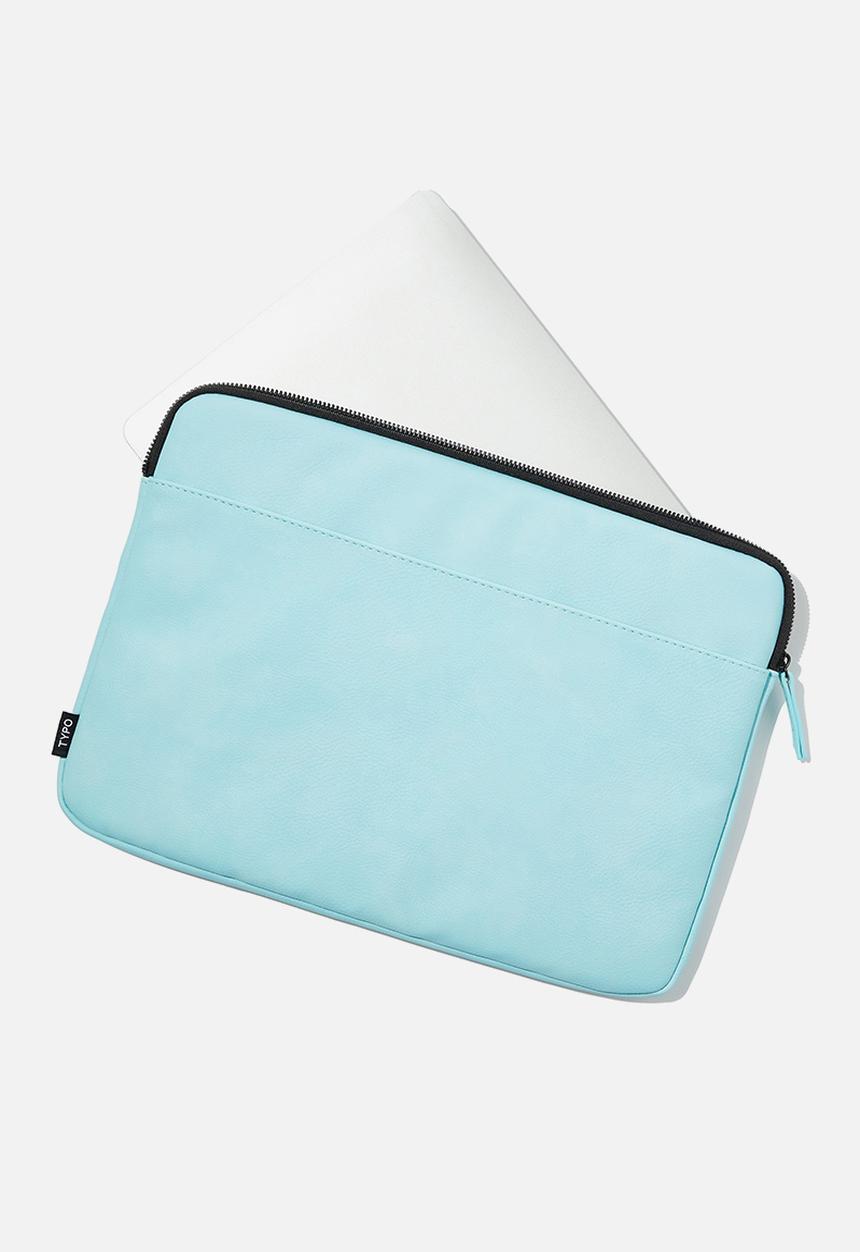 Typo - Core laptop cover 15 inch - minty skies
