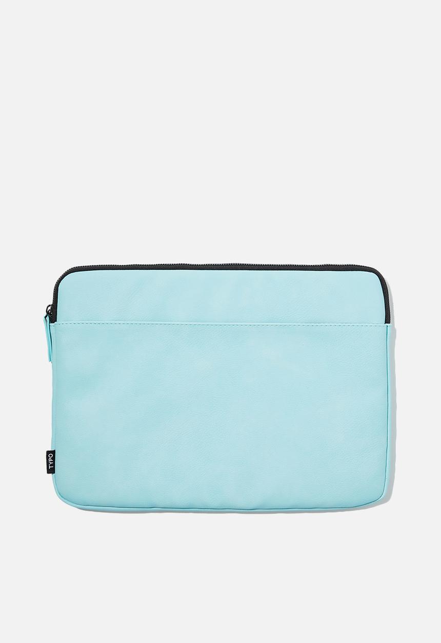 Typo - Core laptop cover 15 inch - minty skies