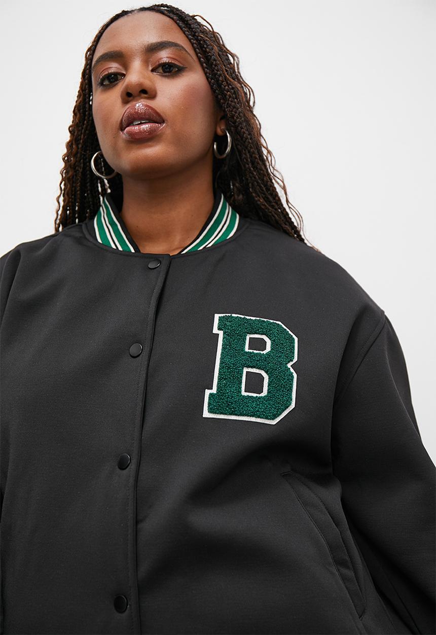 Blake - Collegiate bomber - black