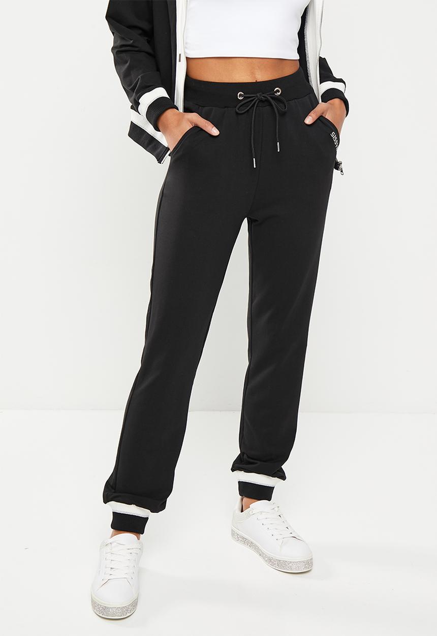 SISSY BOY - Attitude fashion track pants - black