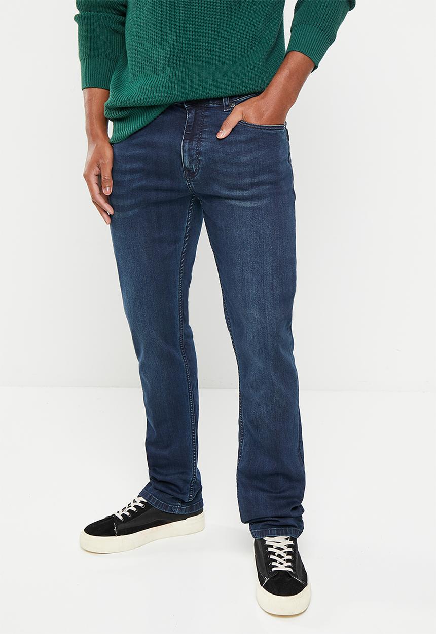 Nautica - Nautica dark wash dobby denim 5 pocket denim  - dobby denim