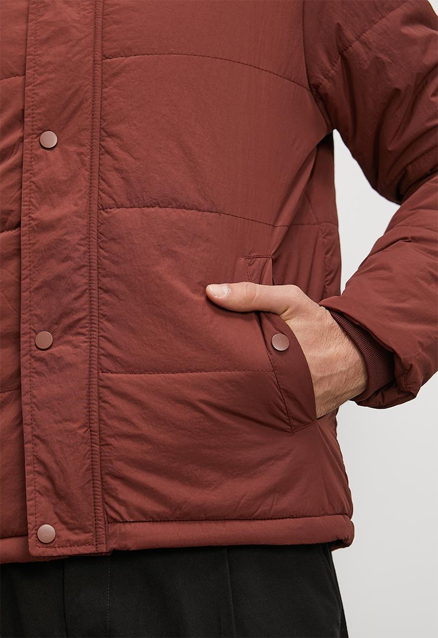 Superbalist - Heavyweight puffer jacket - burgundy