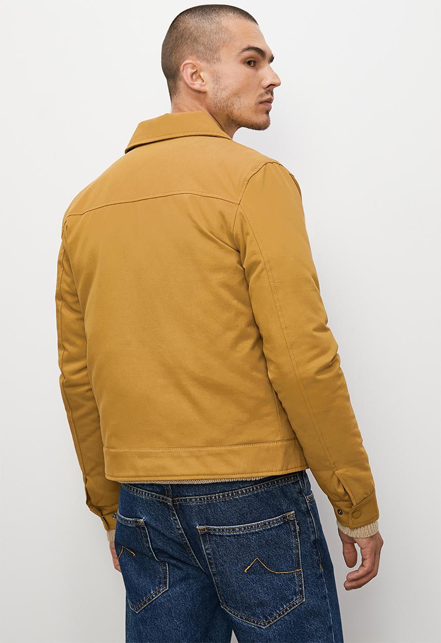 Superbalist - Cotton twill trucker jacket - taupe