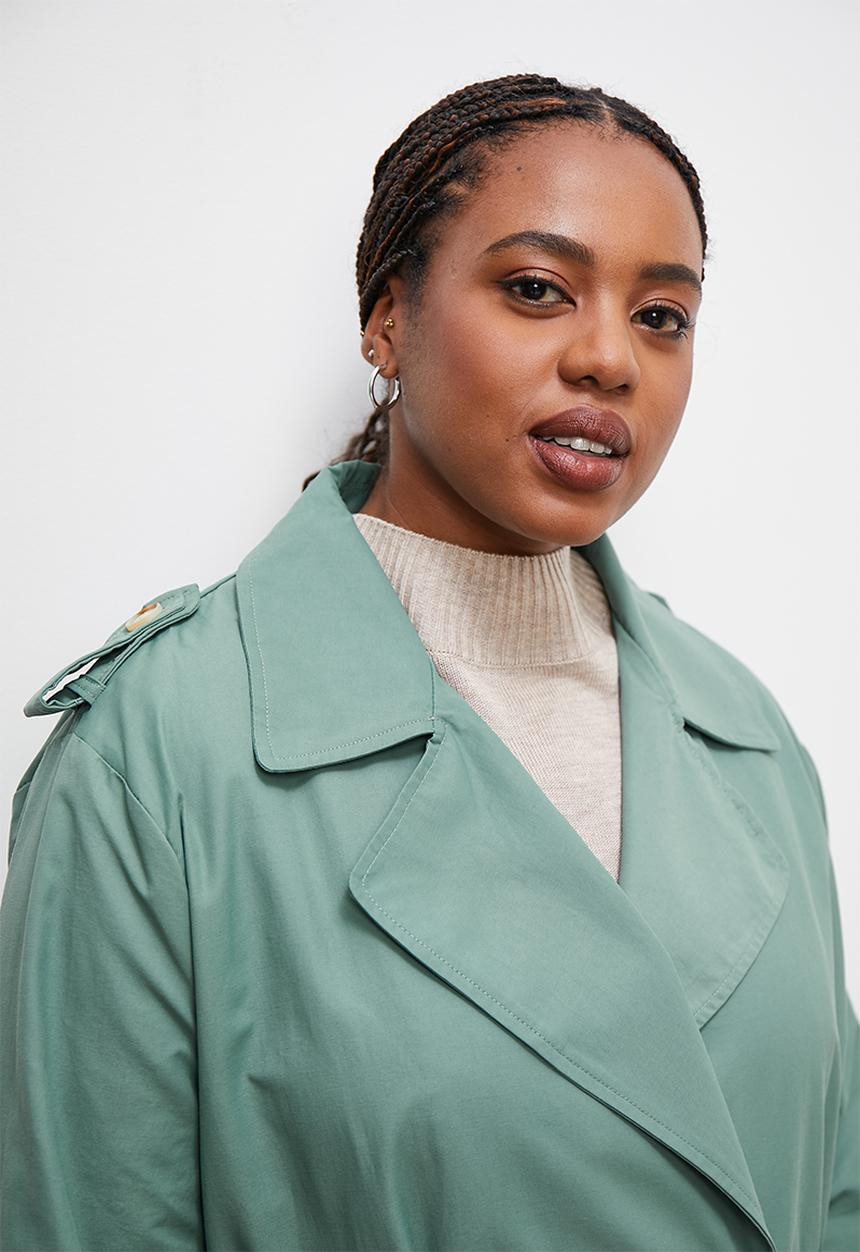edit - Classic trench - sage