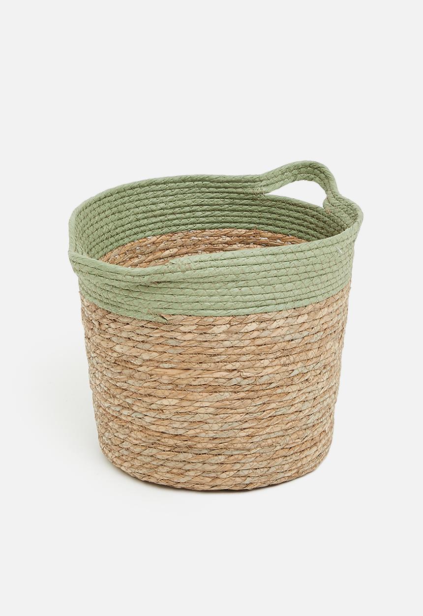 Sixth Floor - Nagini basket - sage