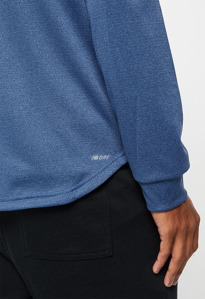 New Balance  - Tenacity qtr zip - marine blue